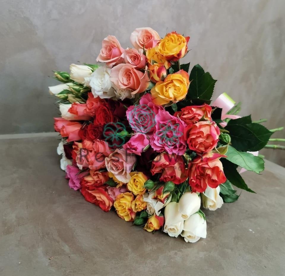 Букет цветов из: Розы в Ольгинской