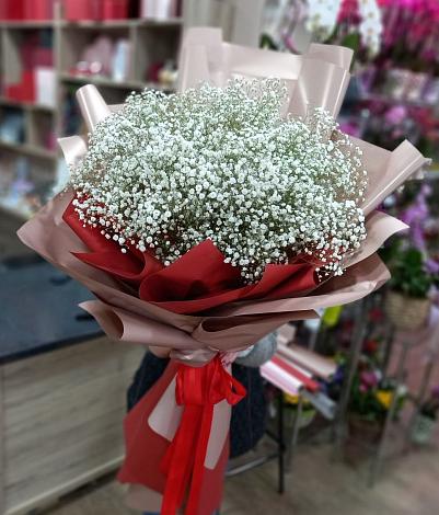 Букет цветов из: Гипсофила в Ольгинской
