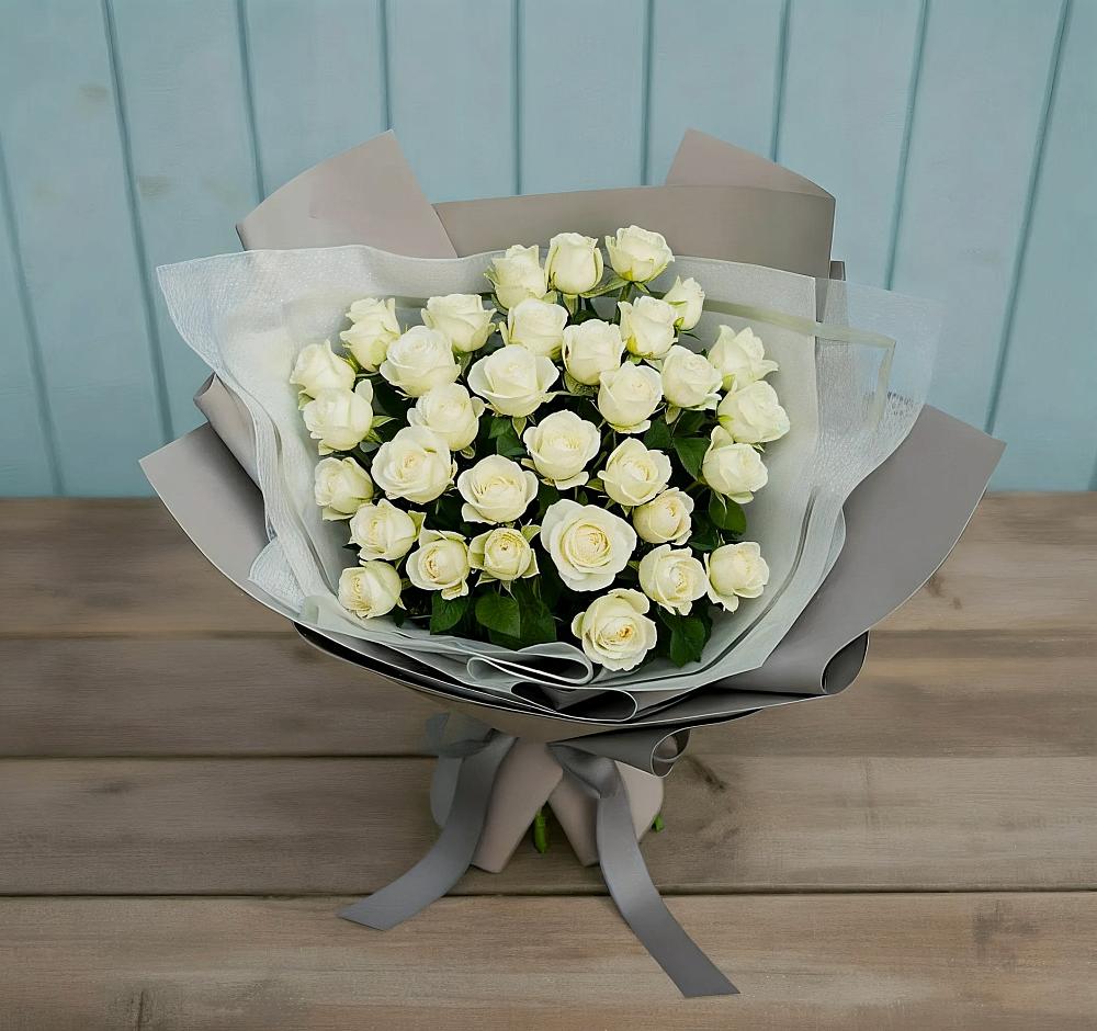 Букет Белоснежная нежность в Ольгинской