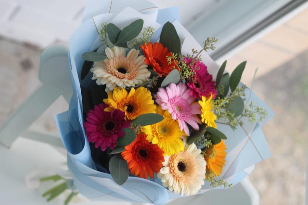 Букет цветов из: Герберы в Ольгинской