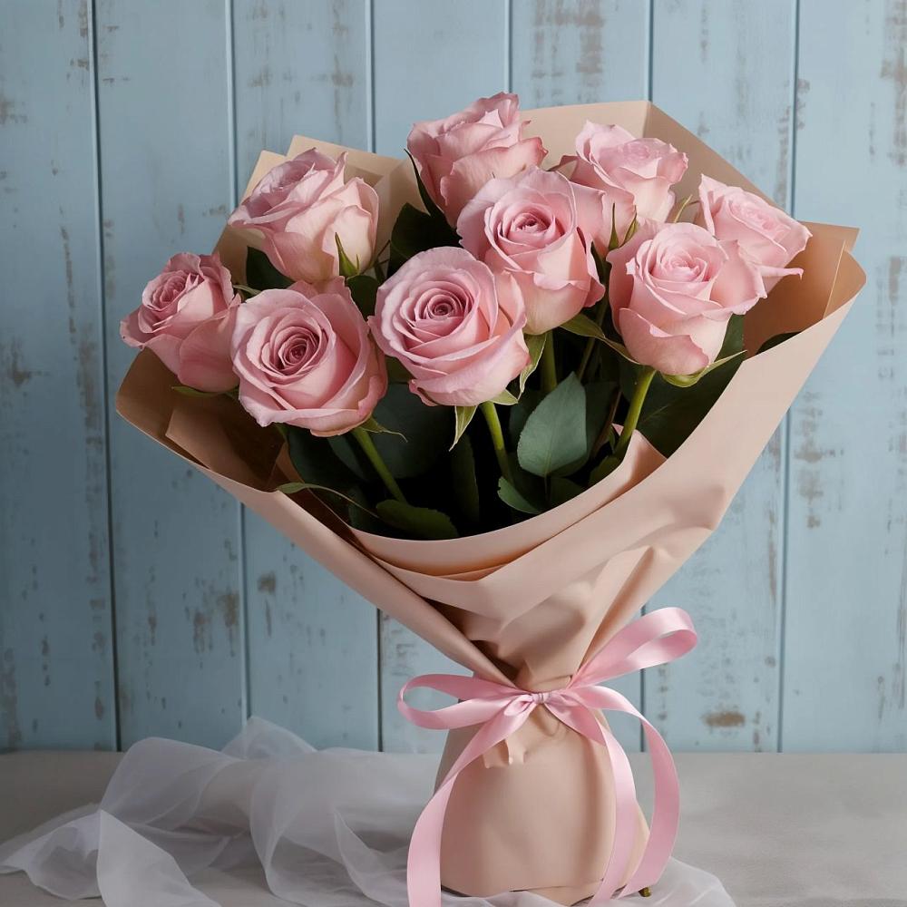 Букет цветов из: Розы в Ольгинской