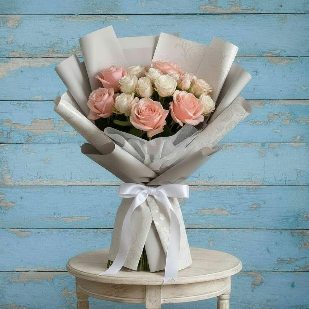 Букет цветов из: Розы в Ольгинской