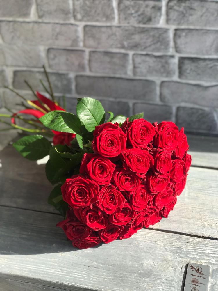 Букет Красные розы Фридом в Ольгинской
