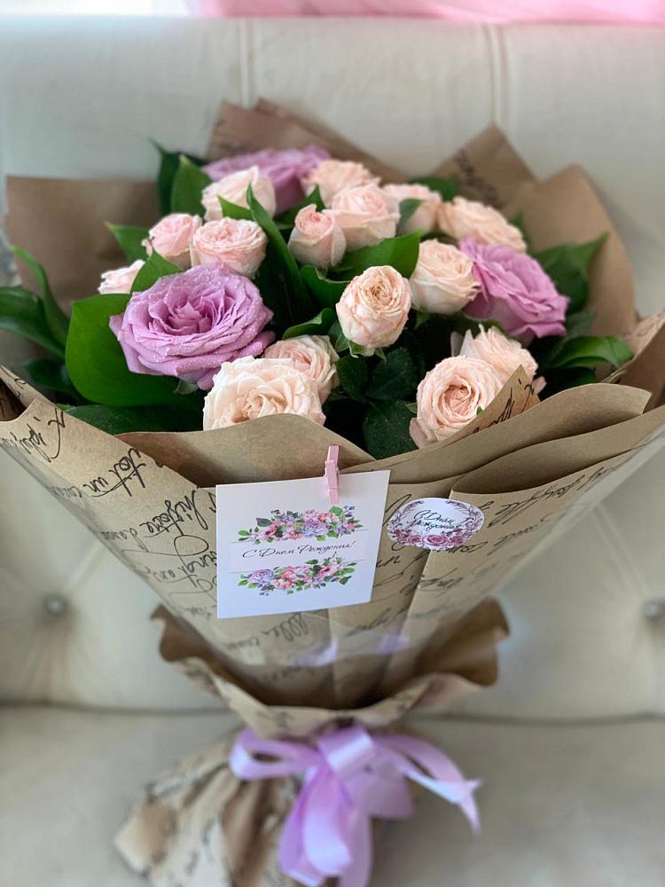 Букет цветов из: Розы в Ольгинской