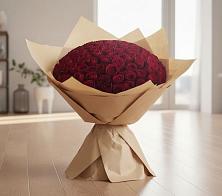 Букет 101 Красная роза #REPLACE_PRED# Ольгинской