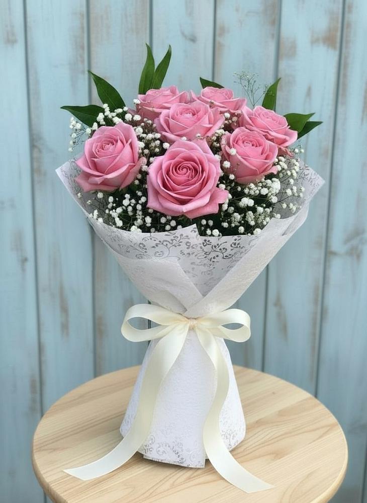 Букет цветов из: Розы в Ольгинской