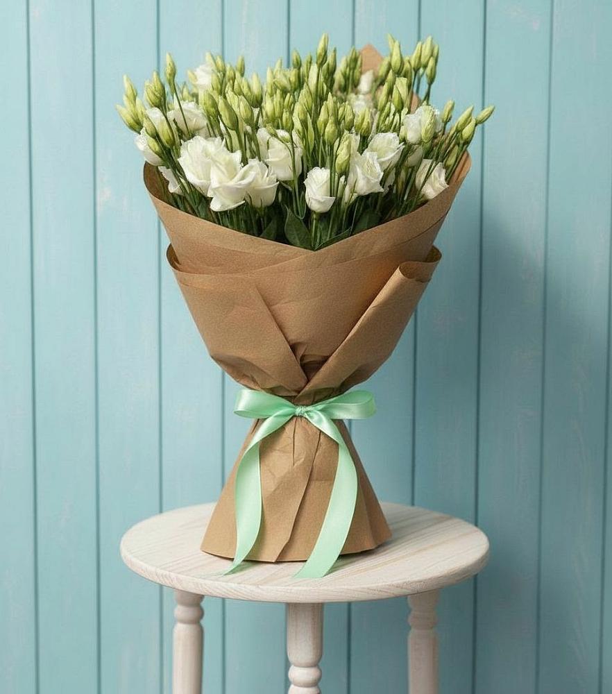 Букет цветов из: Лизиантусы в Ольгинской