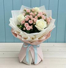 Букет цветов из:  Розы в Ольгинской