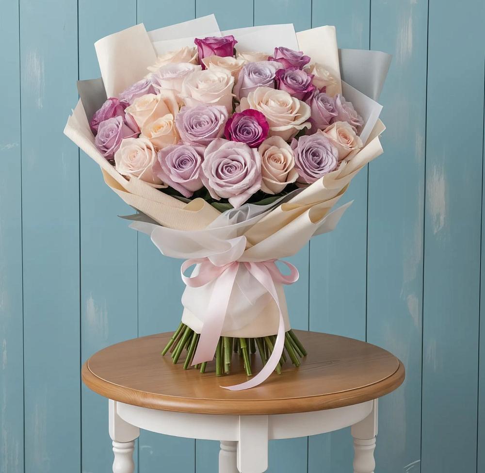 Букет цветов из: Розы в Ольгинской