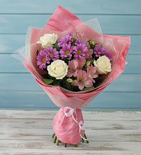 Букет цветов из:  Герберы #REPLACE_PRED# Ольгинской