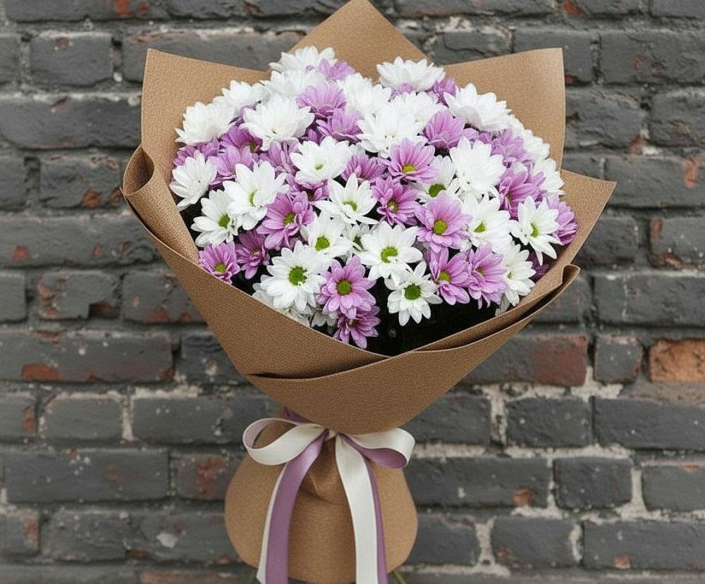 Букет цветов из: Хризантемы в Ольгинской