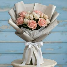 Букет цветов из:  Розы в Ольгинской
