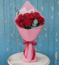 Букет цветов из:  Розы в Ольгинской