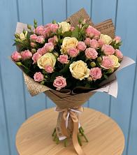 Букет цветов из:  Розы в Ольгинской