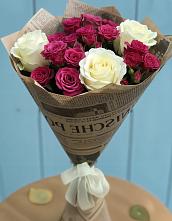 Букет цветов из:  Розы #REPLACE_PRED# Ольгинской