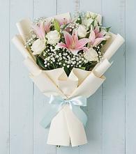 Букет цветов из:  Лилии #REPLACE_PRED# Ольгинской