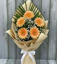 Букет цветов из:  Герберы в Ольгинской