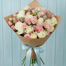 Букет цветов из:  Розы в Ольгинской